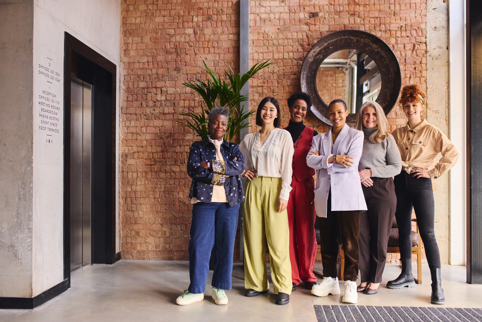 Portrait of Diverse Women in the Office